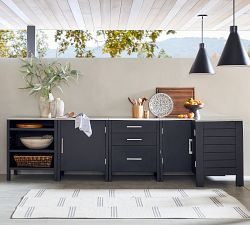 Malibu Metal Outdoor Kitchen Convertible Refrigerator Cabinet (29")