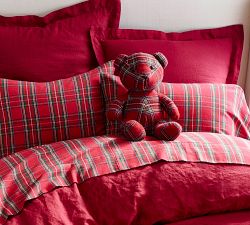 Stewart Plaid Flannel Pillowcases - Set of 2