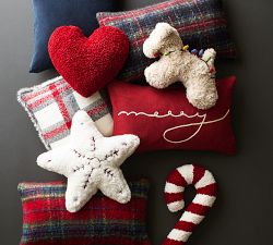 Graham Plaid Faux Fur Back Pillow Cover