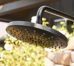 Malibu Metal Outdoor Wall Shower