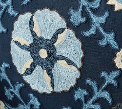 Penelope Embroidered Lumbar Pillow Cover