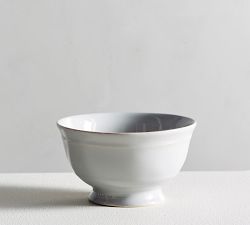 Cambria Handcrafted Stoneware Footed Snack Bowl