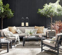 Indio Metal Rectangular Outdoor Coffee Table (43")