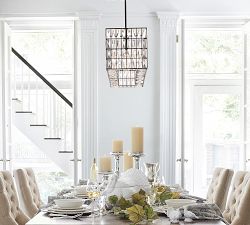 Adeline Crystal Rectangular Chandelier (37"-50")