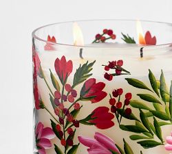 Hand Painted Flower Scent Collection - White Fig &amp; Vetiver