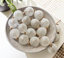 Handcrafted Oversized Sea Glass Garland