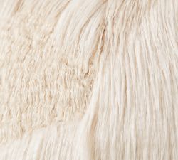 Mongolian Patchwork Faux Fur Bean Bag