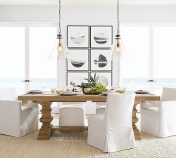 Classic Long Dining Armchair Replacement Slipcovers