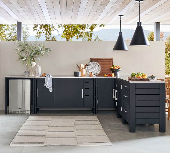 Malibu Metal Ultimate 5-Piece Outdoor Kitchen Set (130")