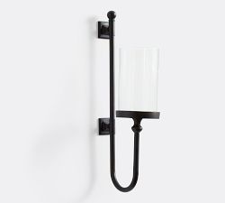 Parker Recycled Glass &amp; Bronze Wall Mount Candle Holder