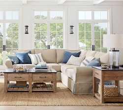 Parker Square Reclaimed Wood End Table (22")