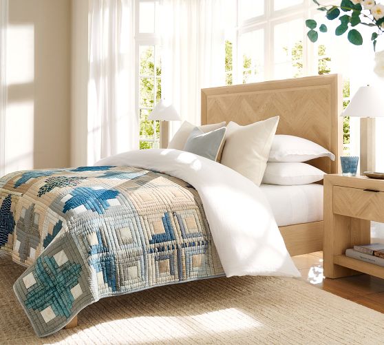 Kellen Patchwork Quilt by Pottery Barn