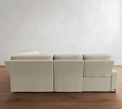 Turner Square Arm Reversible Power Reclining Sectional (117")