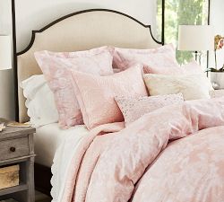 Monique Lhuillier Velvet Embellished Lumbar Pillow Cover