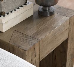 Raymond Square Reclaimed Wood End Table (24")