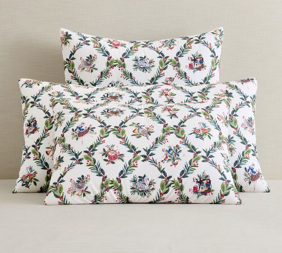 12 Days of Christmas Comforter Shams by Pottery Barn