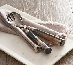 Horn Handcrafted  Serving Utensils - Set of 2