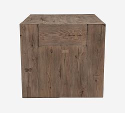 Raymond Square Reclaimed Wood End Table (24")