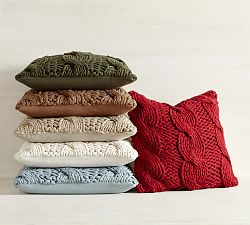 Colossal Handknit Pillow Cover
