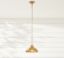 Wright Metal Round Indoor/Outdoor Pendant (12")