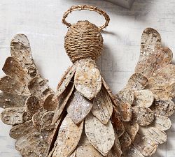 Lit Birch Angel Tree Topper