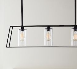 Zaire Iron Chandelier (9")