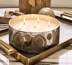 Vintage Wreath Candle