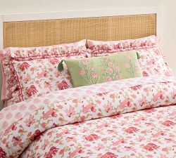 Roller Rabbit Floral Decorative Lumbar Pillow Cover