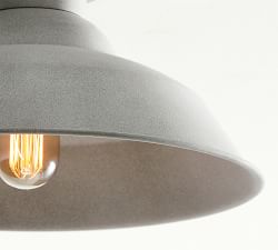 Wright Metal Indoor/Outdoor Flush Mount (12'')