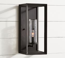 Sonora Outdoor Clear Glass Sconce (16'')