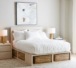 European Flax Linen Waffle Quilted Sham