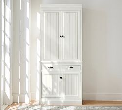 Aubrey Storage Shelf with Cabinet (36"- 72")