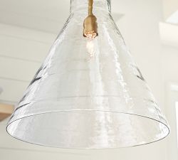 Bridget Recycled Glass Flared Pendant (14"-18")