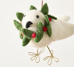 Felt Dove Ornament