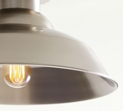 Wright Metal Indoor/Outdoor Flush Mount (12'')