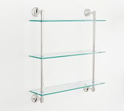 Mercer Triple Glass Shelf (22")