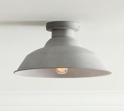 Wright Metal Indoor/Outdoor Flush Mount (12'')