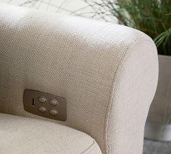 Ultra Lounge Roll Arm Reclining 6-Piece Chaise Sectional (130")