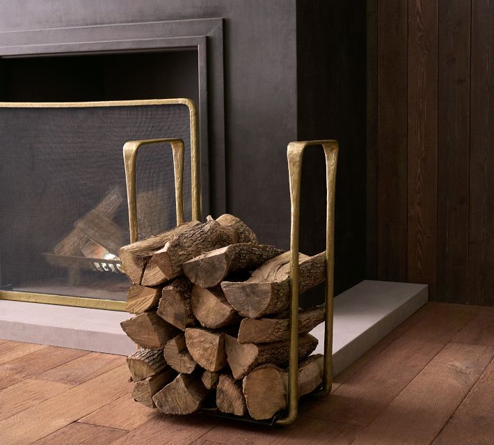Tree Log Holder | Pottery Barn