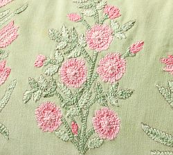 Roller Rabbit Floral Decorative Lumbar Pillow Cover