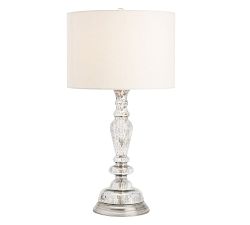 Leera Antique Mercury Glass Table Lamp (26")