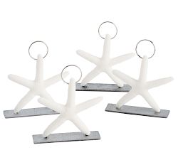 Starfish Place Card Holders, Set of 4