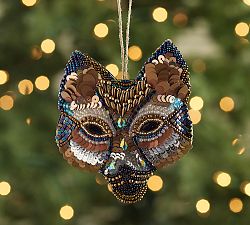 Beaded Fox Ornament