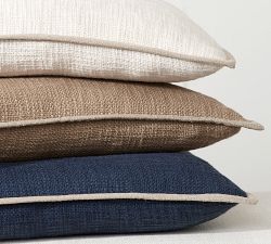 Cotton Basketweave Pillow Cover