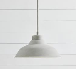 Wright Metal Round Indoor/Outdoor Pendant (12")