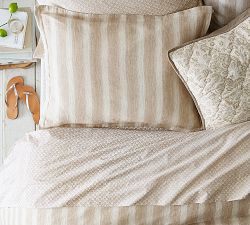 Jamie Stripe Linen Cotton Sham