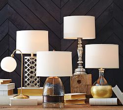 Leera Antique Mercury Glass Table Lamp (26")