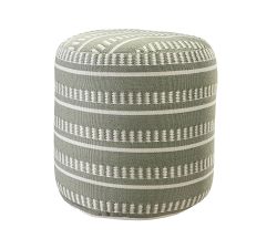 Canaan Recycled Yarn Outdoor Pouf