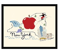New York Framed Print