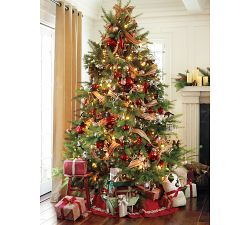 Eclectic Mercury Glass Ornaments - Red, Set of 3